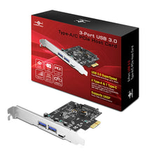 Load image into Gallery viewer, Vantec 3-Port USB 3.2 Gen 1 Type PCIe Host Card