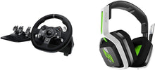 Load image into Gallery viewer, Driving Force Racing Wheel + Floor Pedals + Astro A20 Gaming Headset Bundle / Xbox X|S/Xbox One/PC