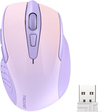 Load image into Gallery viewer, Wireless Mouse, 2.4G Ergonomic Optical Mouse/Gradient Lavender