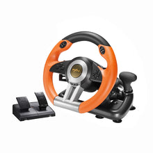 Load image into Gallery viewer, Orange/Racing Wheel, V3II 180 Degree Universal Usb Car Sim Race Steering Wheel