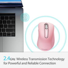 Load image into Gallery viewer, 2.4G Portable Wireless Mouse/Pink