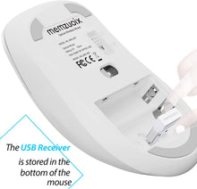 Load image into Gallery viewer, 2.4G Portable Wireless Mouse/White