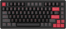 Load image into Gallery viewer, Black Red/Hot Swappable Mechanical Keyboard, Wireless TKL 75% RGB Customizable Backlit Gaming Keyboard