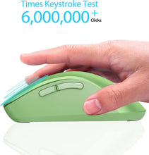 Load image into Gallery viewer, 2.4G Portable Wireless Mouse/Mint Green