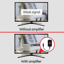Load image into Gallery viewer, Indoor TV Antenna Amplifier/ Antenna Signal Booster/Black
