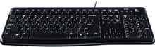 Load image into Gallery viewer, Logitech K120 Wired Keyboard for Windows/Black