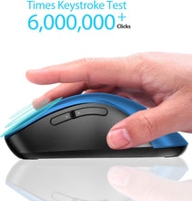 Load image into Gallery viewer, 2.4G Portable Wireless Mouse/Blue