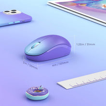 Load image into Gallery viewer, Wireless Mouse/ Gradient Purple