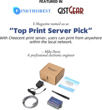 Load image into Gallery viewer, Wireless Print Server (NOT Plug&Play)/2 Port USB Print Server