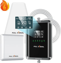 Load image into Gallery viewer, Cell Phone Signal Booster/Cell Phone Booster for Home/Black