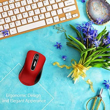 Load image into Gallery viewer, 2.4G Portable Wireless Mouse/Red