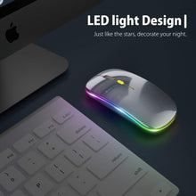 Load image into Gallery viewer, LED Wireless Mouse/Grey