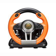 Load image into Gallery viewer, Orange/Racing Wheel, V3II 180 Degree Universal Usb Car Sim Race Steering Wheel