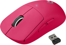 Load image into Gallery viewer, Magenta/Logitech G PRO X SUPERLIGHT Wireless Gaming Mouse/Compatible with PC / Mac