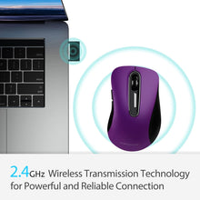 Load image into Gallery viewer, 2.4G Portable Wireless Mouse/Purple