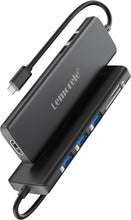 Load image into Gallery viewer, USB C Hub 8-in-1 Adapter/USB-C Hub with 4K HDMI Output/100W Power Delivery, USB 3.0 5Gdps Port