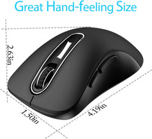 Load image into Gallery viewer, 2.4G Portable Wireless Mouse/Black