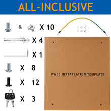 Load image into Gallery viewer, 12U Wall Mount Server Cabinet Network Rack Vented Enclosure Locking Door