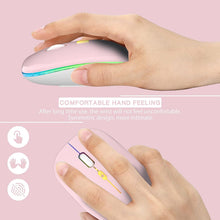 Load image into Gallery viewer, LED Wireless Mouse/Pink