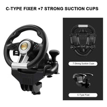 Load image into Gallery viewer, Black/Racing Wheel, V3II 180 Degree Universal Usb Car Sim Race Steering Wheel