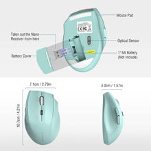 Load image into Gallery viewer, Wireless Mouse/Sky Blue