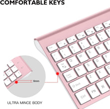Load image into Gallery viewer, RoseGold/Wireless Keyboard and Mouse Combo