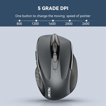 Load image into Gallery viewer, Wireless Mouse, 2.4G Ergonomic Optical Mouse/Grey