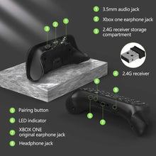 Load image into Gallery viewer, Green Backlight Keyboard for Xbox One/ Black