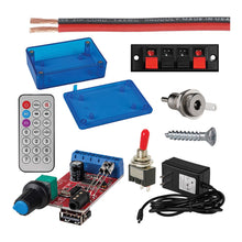 Load image into Gallery viewer, Parts Express Class D Bluetooth/USB Media Player Stereo 2 x 30W Audio Amplifier Kit with Remote and Power Supply