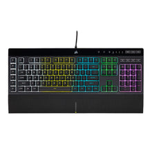 Load image into Gallery viewer, Corsair K55 RGB PRO Gaming Keyboard, Backlit RGB LED