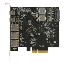 Load image into Gallery viewer, Vantec 5-Port USB 3.2 Gen2x2 (20Gbps) with 2C and 3A PCIe Host Card