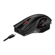 Load image into Gallery viewer, ASUS ASUS ROG Spatha X Wireless Gaming Mouse w/ Magnetic Charging Stand, 12 Programmable Buttons, 19,000 DPI, Push-fit Hot Swap Switch Sockets, ROG Micro Switches, ROG Paracord and Aura RGB lighting