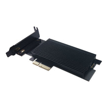 Load image into Gallery viewer, Micro Connectors M.2 NVMe SSD PCIe 4.0 Adapter with Covered Heat Sink