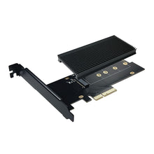 Load image into Gallery viewer, Micro Connectors M.2 NVMe SSD PCIe 4.0 Adapter with Covered Heat Sink