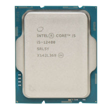 Load image into Gallery viewer, Intel Core i5-12400 Alder Lake 2.5GHz Six-Core LGA 1700 Boxed Processor - Intel Stock Cooler Included
