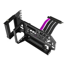 Load image into Gallery viewer, Cooler Master MasterAccessory Vertical Graphics Card Holder Kit V3 with Premium Riser Cable PCI-E 4.0 x16 - 165mm, Compatibility PCIe 4.0 and older for E-ATX, ATX , Micro ATX Chassis