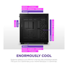 Load image into Gallery viewer, NZXT H9 Flow Tempered Glass ATX Mid-Tower Computer Case