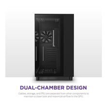 Load image into Gallery viewer, NZXT H9 Flow Tempered Glass ATX Mid-Tower Computer Case
