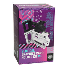 Load image into Gallery viewer, Cooler Master MasterAccessory Vertical Graphics Card Holder Kit V3 White with Premium Riser Cable PCI-E 4.0