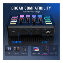 Load image into Gallery viewer, FiFine Gaming Audio Mixer