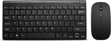 Load image into Gallery viewer, Black/Wireless Keyboard and Mouse Combo/Compact Quiet Wireless Keyboard and Mouse Set 2.4G Ultra-Thin Sleek Design for Windows