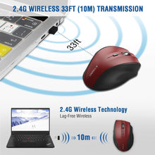 Load image into Gallery viewer, Wireless Mouse/Red