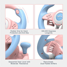 Load image into Gallery viewer, PC Racing Wheel/V3II 180 Degree Universal Usb Car Sim Race Steering Wheel/ Pink