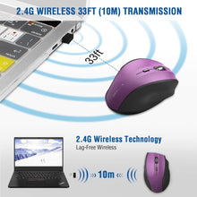 Load image into Gallery viewer, Wireless Mouse/Purple