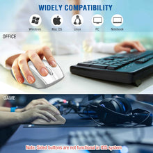 Load image into Gallery viewer, Wireless Mouse/White Gray