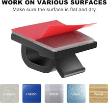 Load image into Gallery viewer, 60 PCS Adhesive Cable Clips