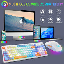 Load image into Gallery viewer, Blue/ Wireless Gaming Keyboard and Mouse Combo
