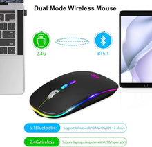 Load image into Gallery viewer, LED Wireless Mouse/Black