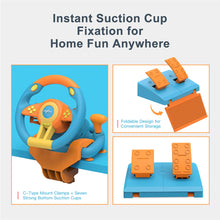 Load image into Gallery viewer, PC Racing Wheel/V3II 180 Degree Universal Usb Car Sim Race Steering Wheel/ Blue