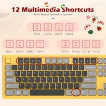 Load image into Gallery viewer, Yellow/Computer Keyboard Wired/Plug Play USB Keyboard